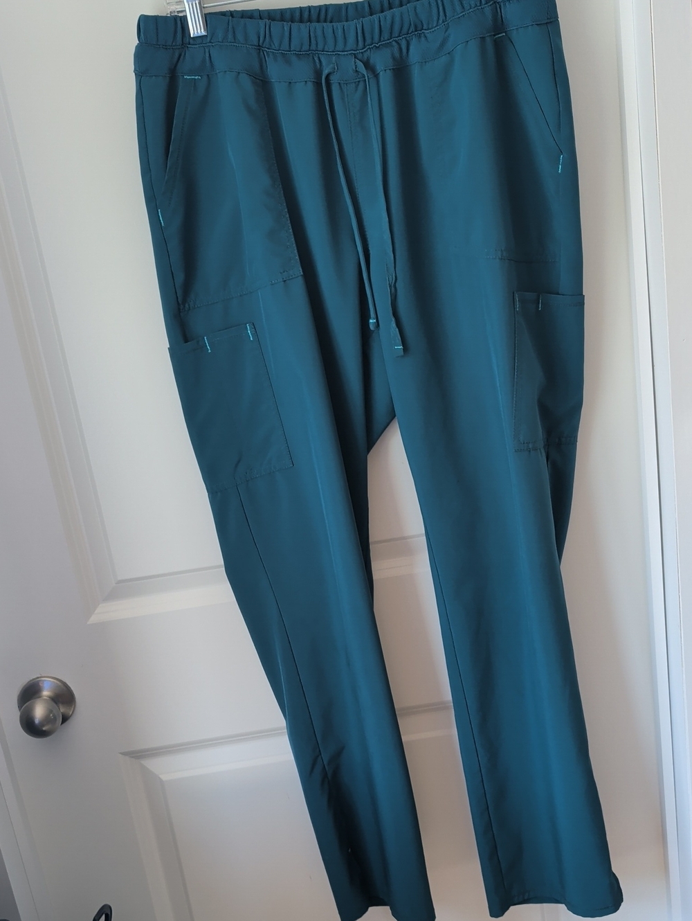 Scrubstar Teal Cargo Drawstring Scrub Pants